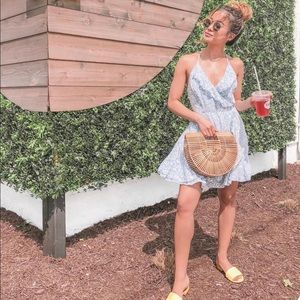 Kimchi Blue Sabrina Ruffle Wrap Dress/ 5 for $25